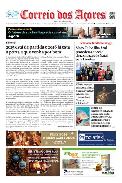 Correio dos Açores – 28/12/2025