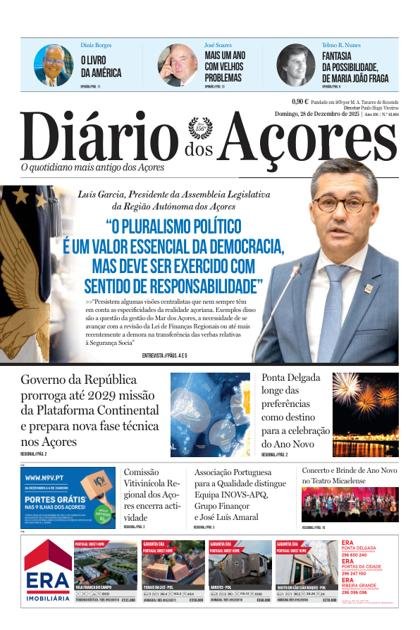 Diário dos Açores – 28/12/2025