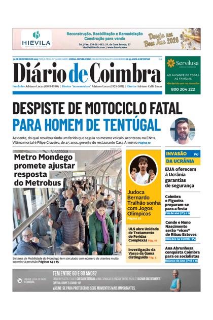 Diário de Coimbra – 30/12/2025