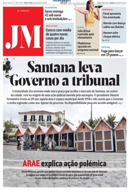 Jornal da Madeira – 30/12/2025
