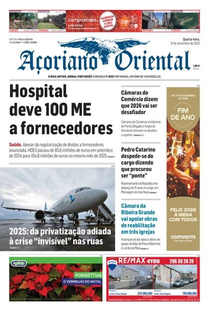 Açoriano Oriental – 31/12/2025