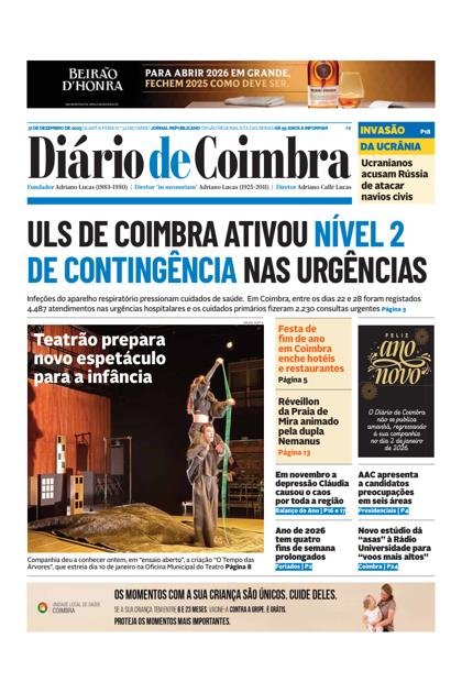 Diário de Coimbra – 31/12/2025