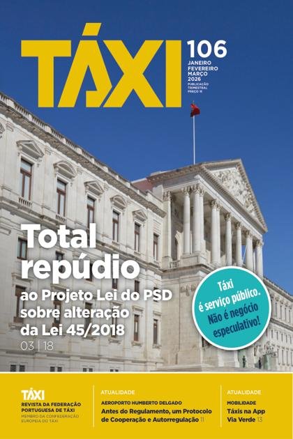 Táxi – Janeiro 2026