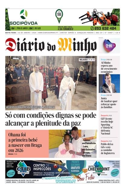 Diário do Minho – 2/01/2026