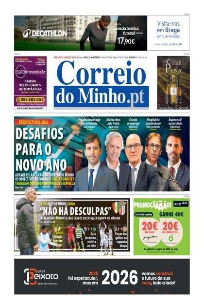 Correio do Minho – 3/01/2026