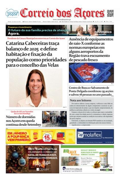 Correio dos Açores – 3/01/2026