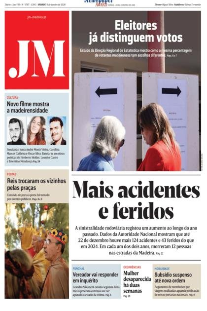 Jornal da Madeira – 3/01/2026
