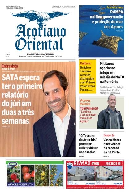 Açoriano Oriental – 4/01/2026