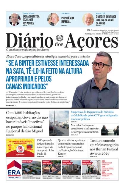 Diário dos Açores – 4/01/2026