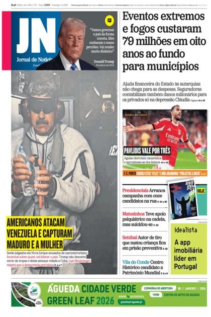 Jornal de Notícias – 4/01/2026