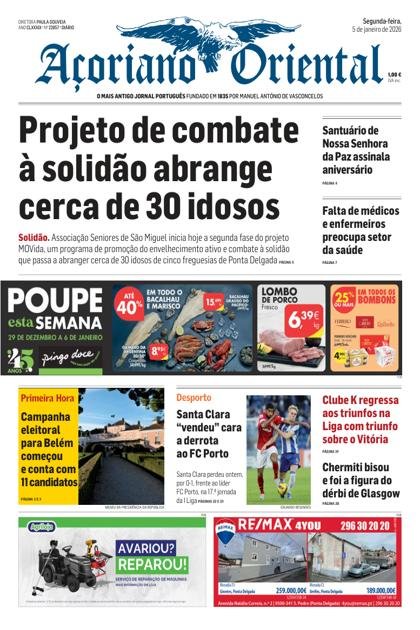 Açoriano Oriental – 5/01/2026