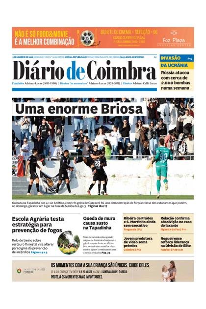 Diário de Coimbra – 5/01/2026