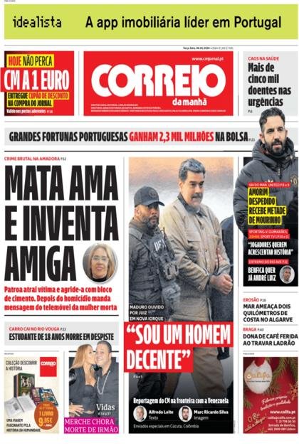 Correio da Manhã – 6/01/2026
