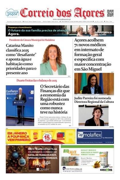 Correio dos Açores – 6/01/2026