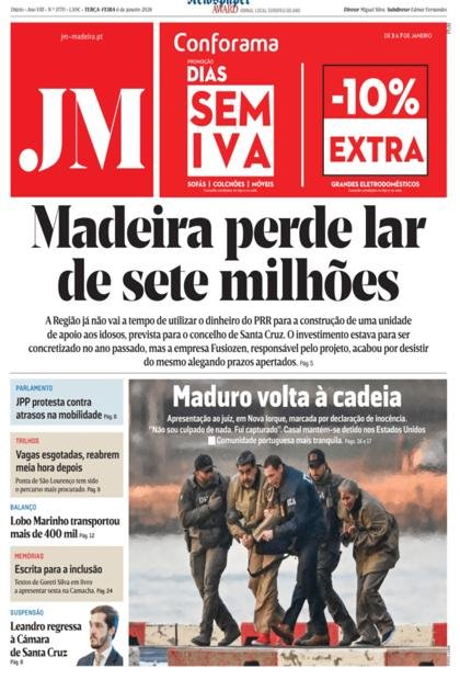 Jornal da Madeira – 6/01/2026