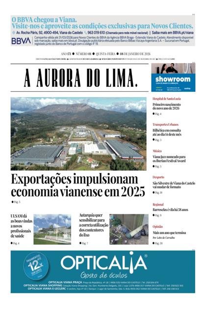 A Aurora do Lima – 8/01/2026