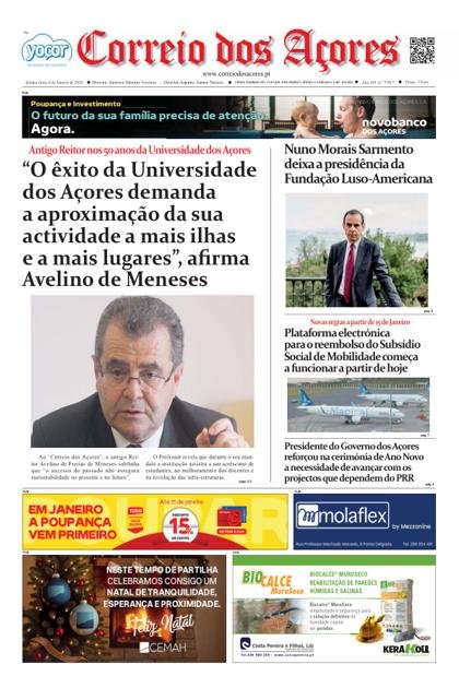 Correio dos Açores – 8/01/2026
