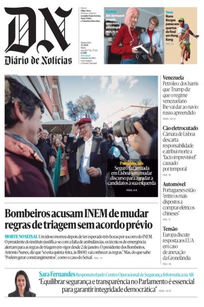 Diário de Notícias – 8/01/2026