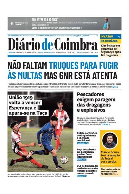 Diário de Coimbra – 8/01/2026