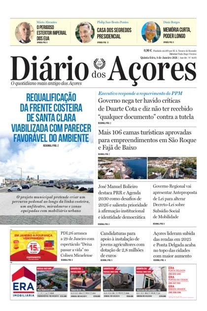 Diário dos Açores – 8/01/2026