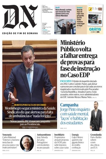 Diário de Notícias + Dinheiro Vivo – 9/01/2026