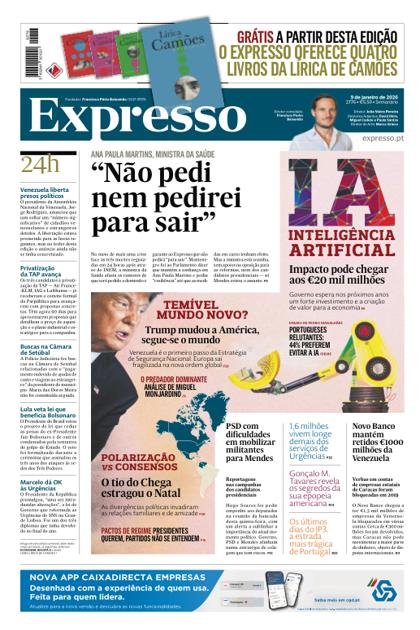 Expresso + Ideias + Economia + E – 9/01/2026