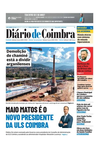Diário de Coimbra – 10/01/2026