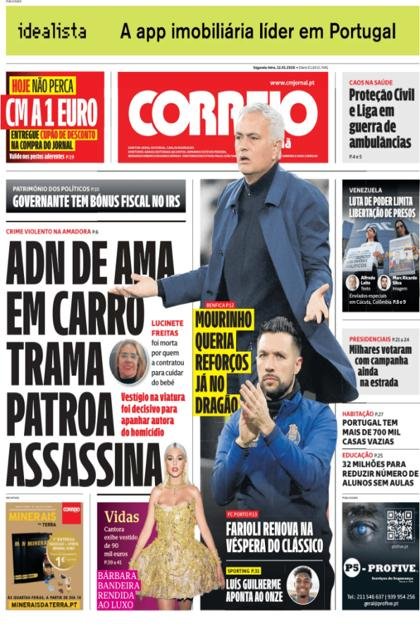 Correio da Manhã – 12/01/2026