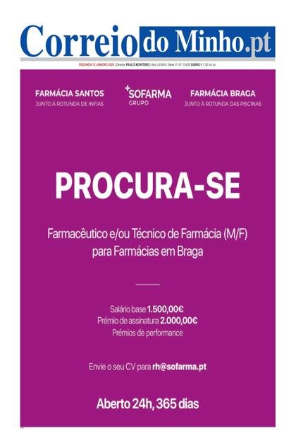 Correio do Minho – 12/01/2026