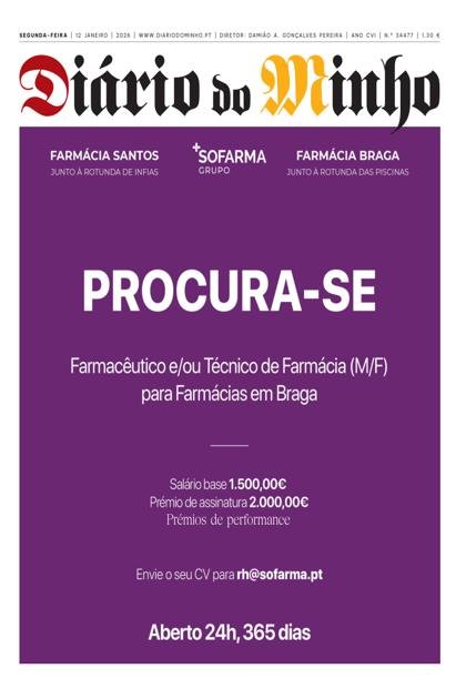 Diário do Minho – 12/01/2026