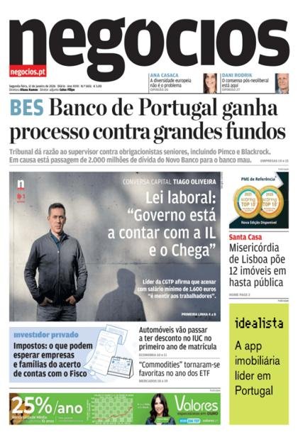 Negócios – 12/01/2026