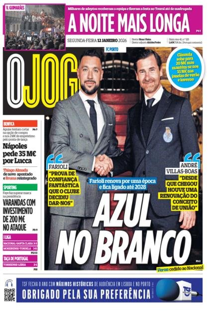 O Jogo – 12/01/2026