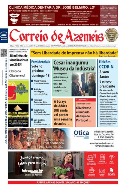 Correio de Azeméis – 13/01/2026