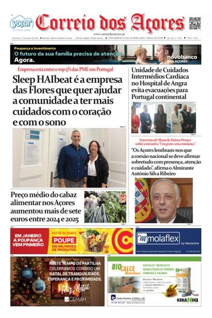 Correio dos Açores – 13/01/2026