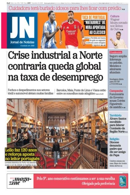 Jornal de Notícias – 13/01/2026