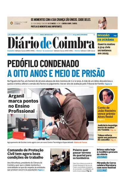 Diário de Coimbra – 14/01/2026