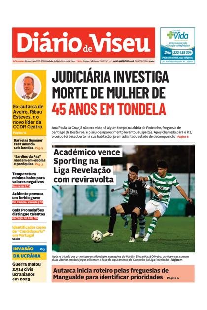 Diário de Viseu – 14/01/2026