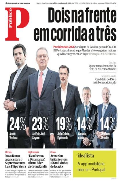 Público LX – 14/01/2026