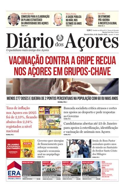 Diário dos Açores DA – 14/01/2026