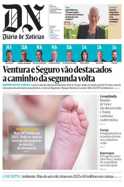 Diário de Notícias – 15/01/2026