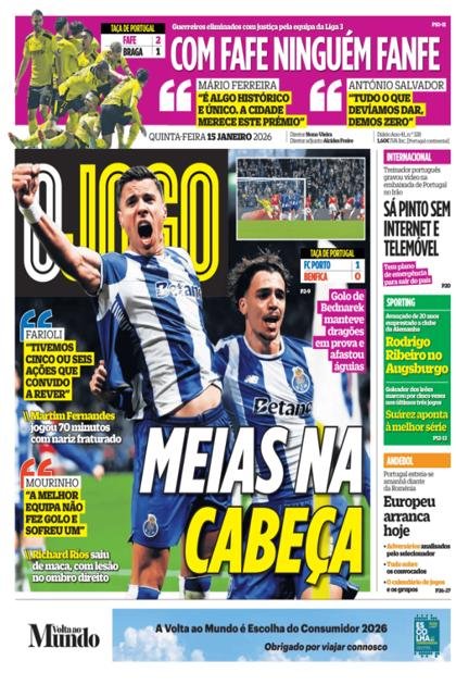 O Jogo – 15/01/2026