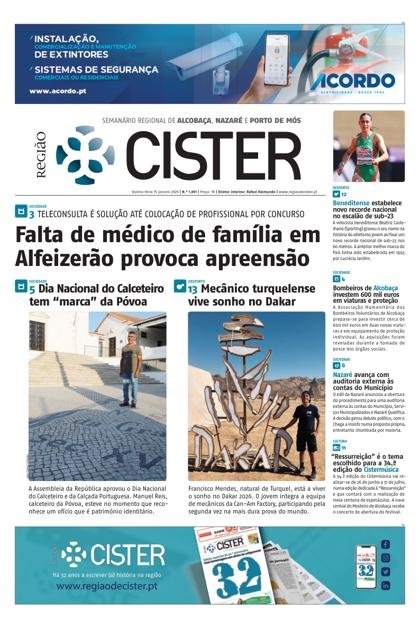 Região de Cister – 15/01/2026