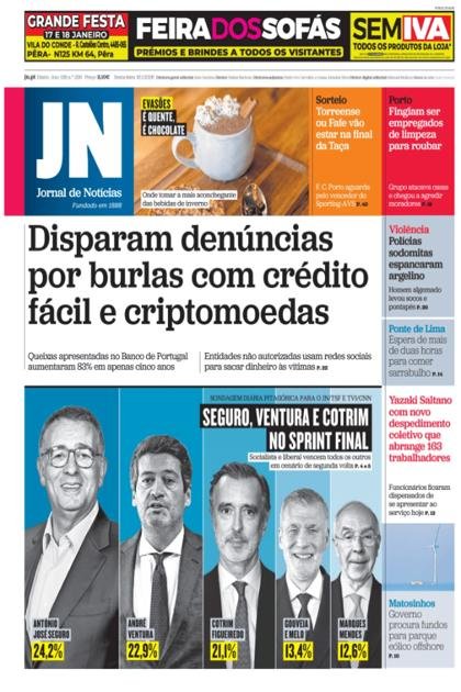 Jornal de Notícias – 16/01/2026