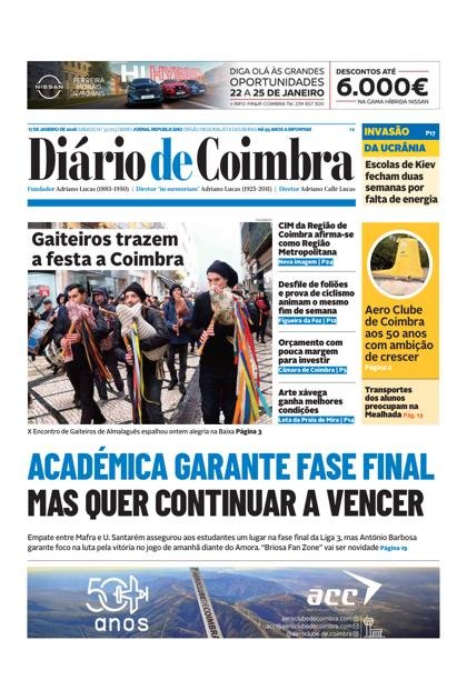 Diário de Coimbra – 17/01/2026