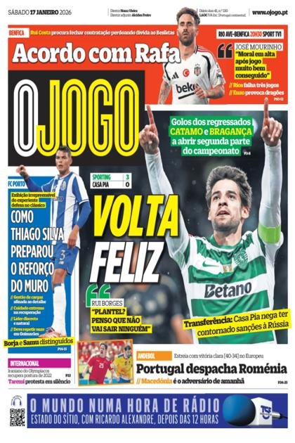 O Jogo – 17/01/2026