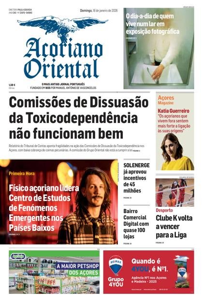 Açoriano Oriental – 18/01/2026