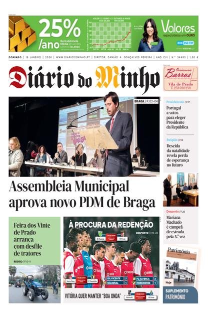 Diário do Minho – 18/01/2026
