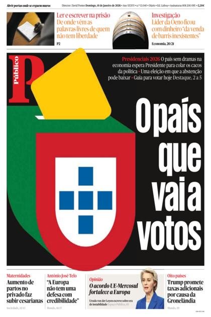 Público LX – 18/01/2026