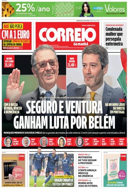 Correio da Manhã – 19/01/2026