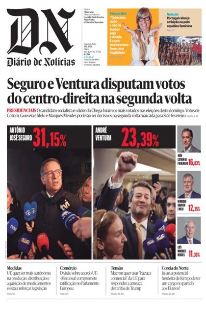 Diário de Notícias – 19/01/2026